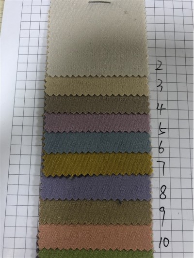 DG-OK TR雙面大斜  OK5641 成份：79%滌綸  16%黏膠  7%氨綸  克重：250g 正面照